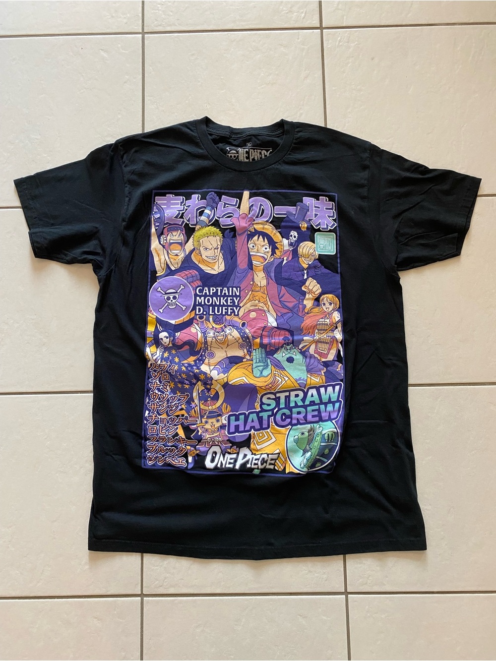 One Piece Straw Hat Crew Graphic Tee